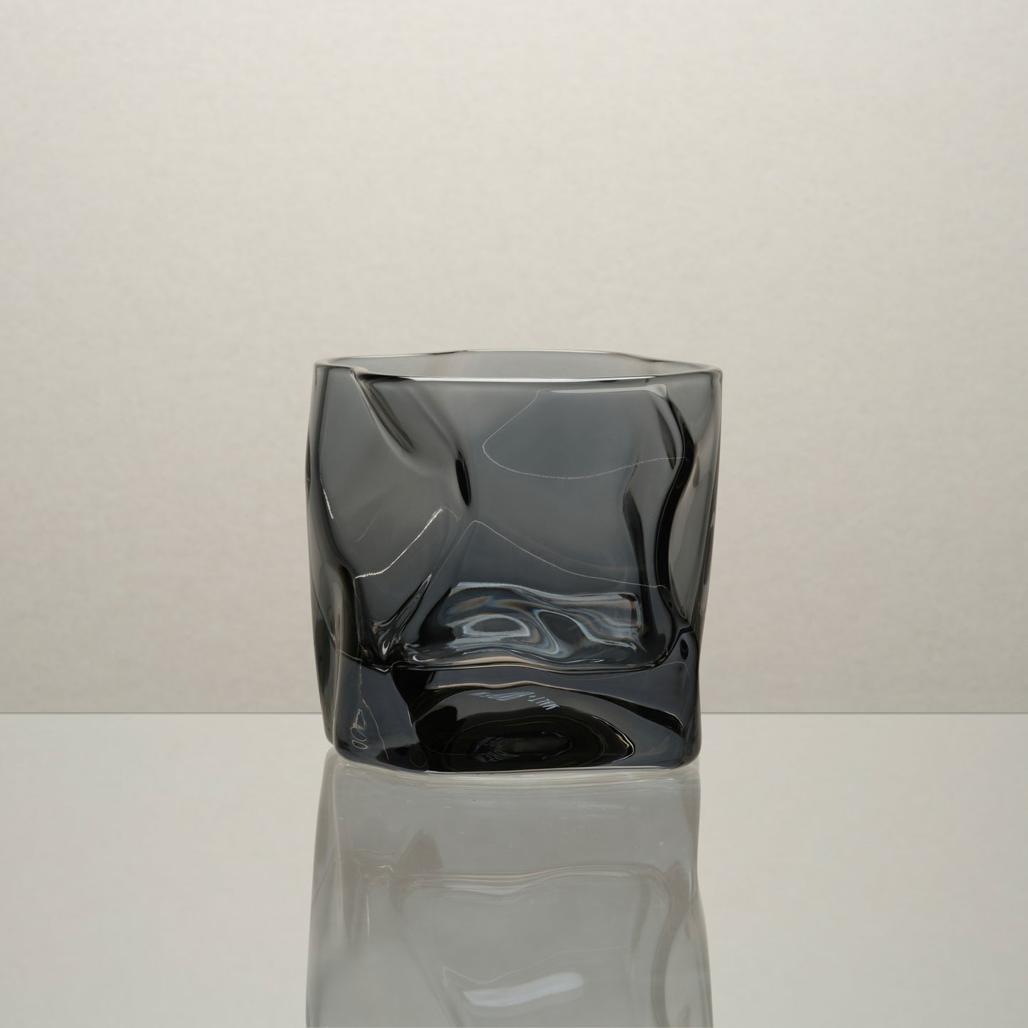 M&B Dark Whisky Wave Glass Set