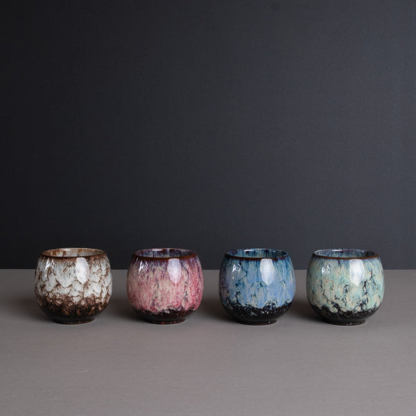 Teralina Handmade Ceramic Espresso Cups (Set of 4)