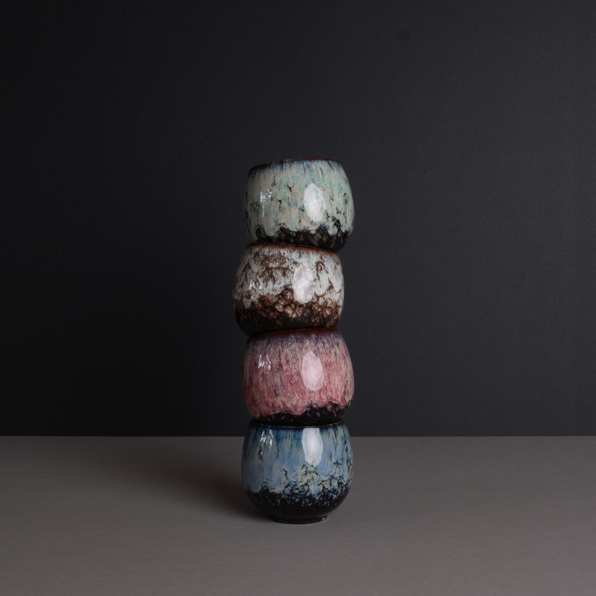 Teralina Handmade Ceramic Espresso Cups (Set of 4)