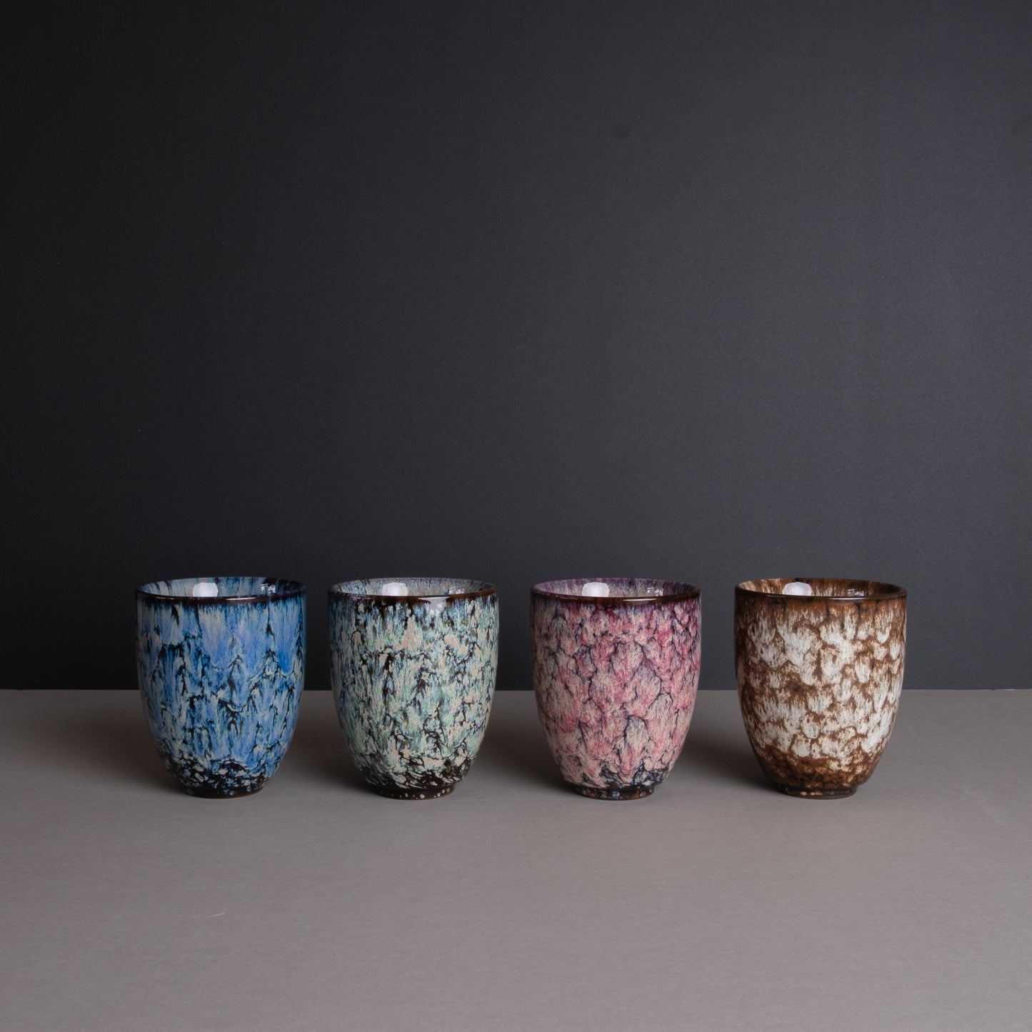 Kunanyi Handmade Ceramic Coffee Cups (Set of 4)