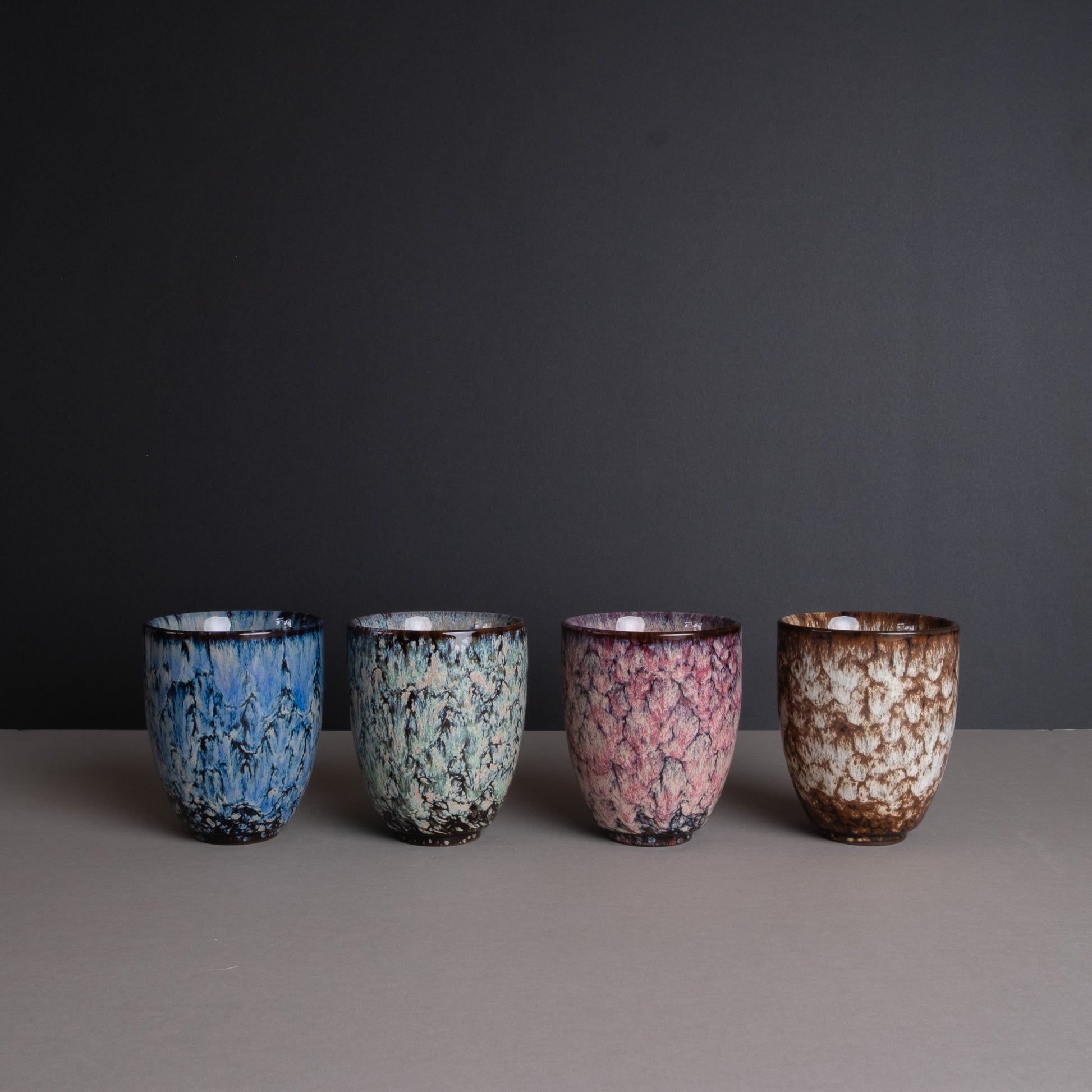 Kunanyi Handmade Ceramic Coffee Cups (Set of 4)