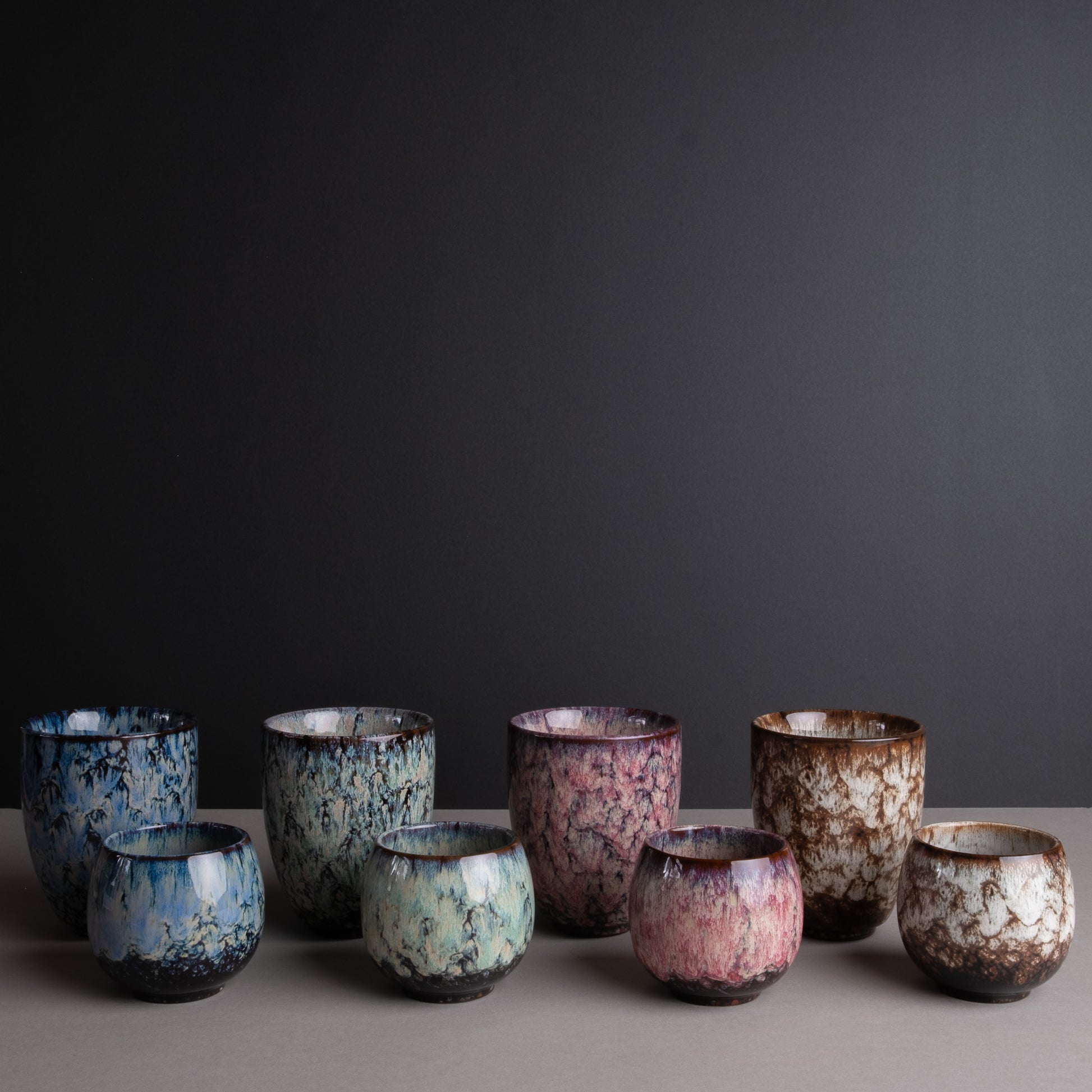 Kunanyi Handmade Ceramic Coffee Cups (Set of 4)