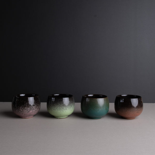 Kanku Handmade Ceramic Tea Cups (Set of 4)