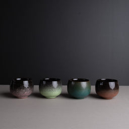 Kanku Handmade Ceramic Tea Cups (Set of 4)