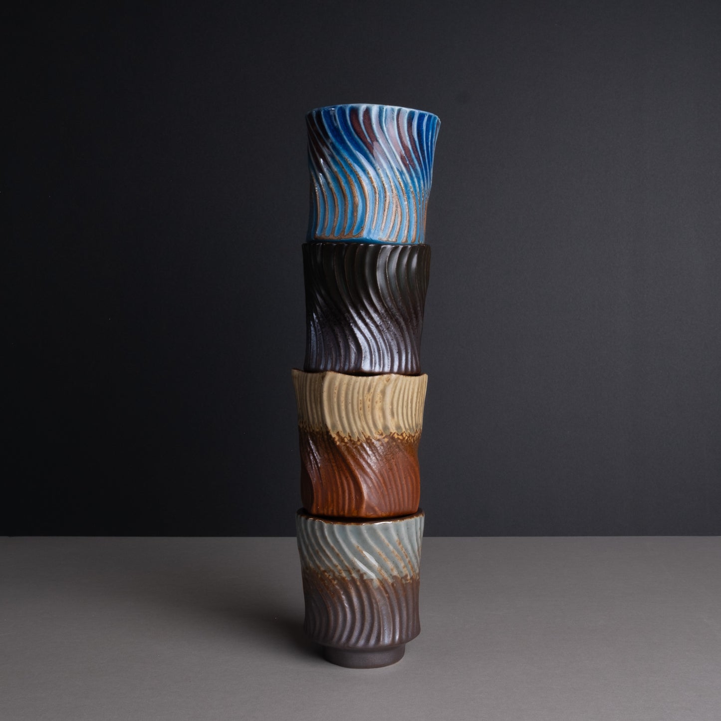 Karijini Handmade Ceramic Coffee Cups (Set of 4)