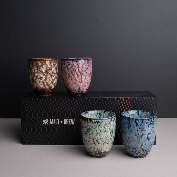 Kunanyi Handmade Ceramic Coffee Cups (Set of 4)