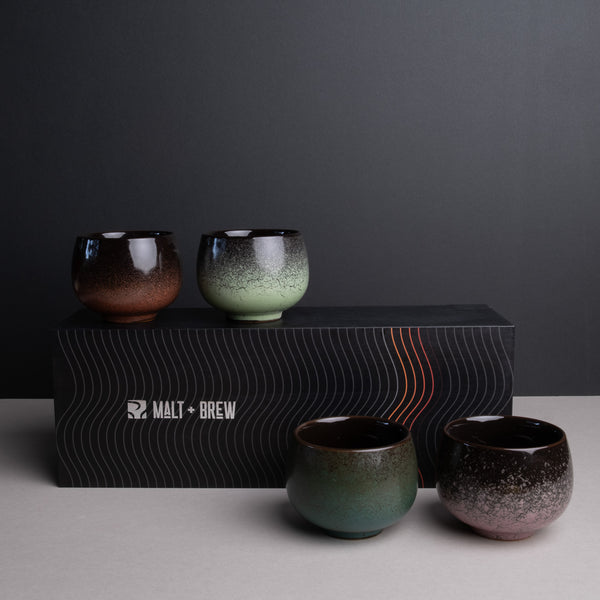 Kanku Handmade Ceramic Tea Cups (Set of 4)