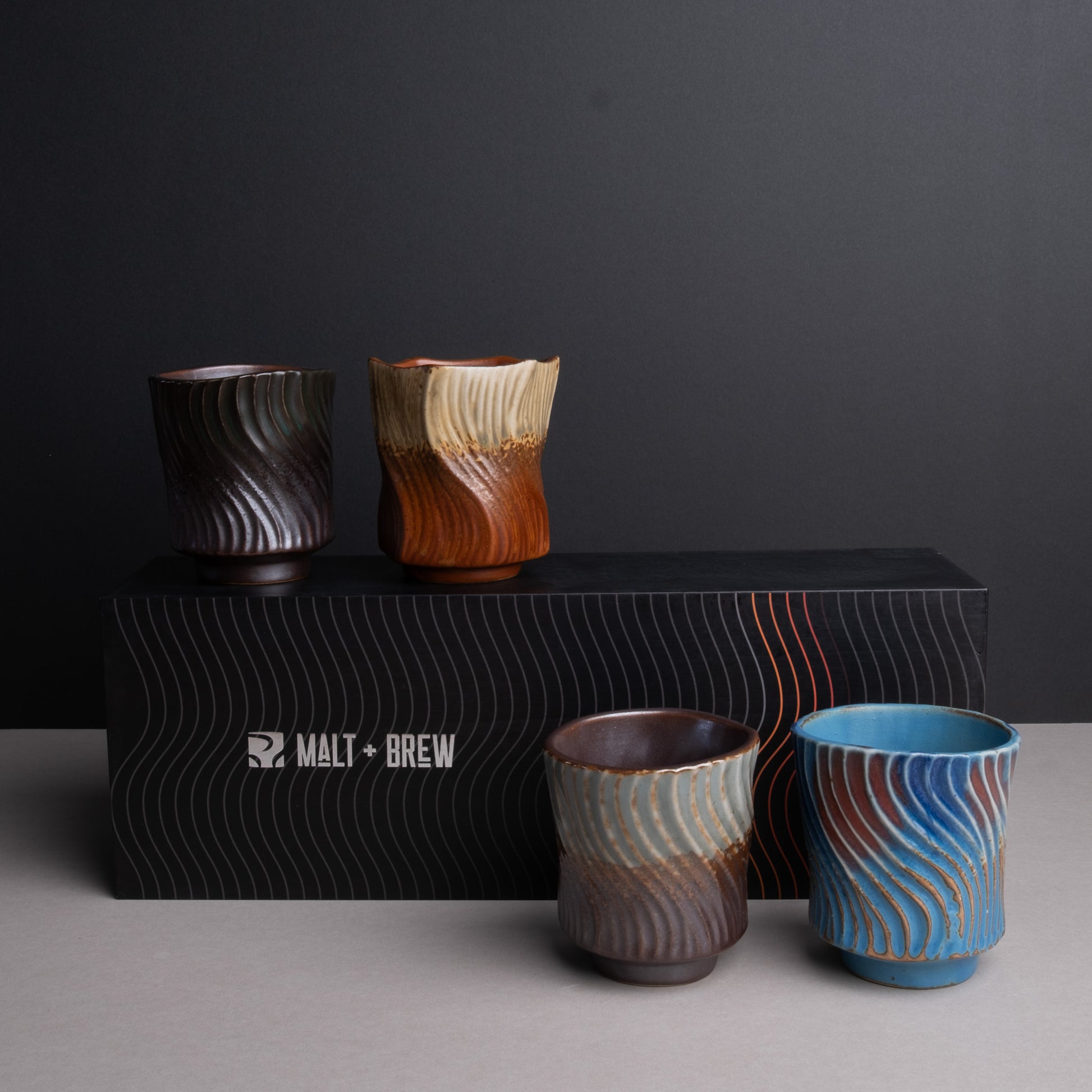Karijini Handmade Ceramic Coffee Cups (Set of 4)