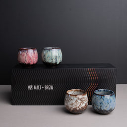 Teralina Handmade Ceramic Espresso Cups (Set of 4)