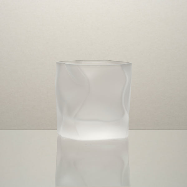 M&B Frosted Whisky Wave Glass Set