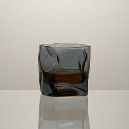 M&B Dark Whisky Wave Glass Set