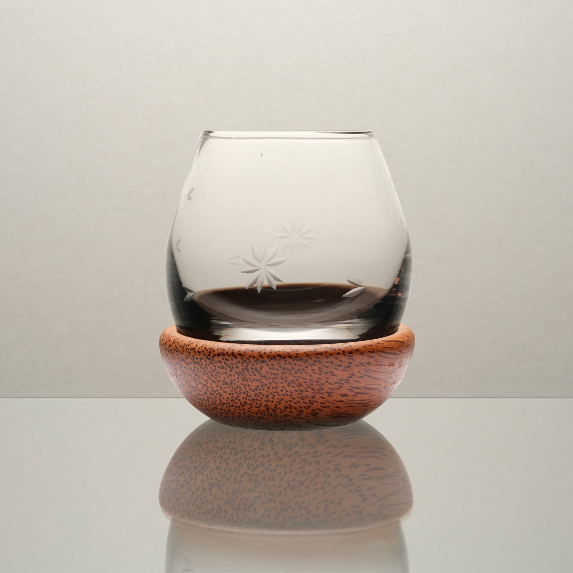Japan Inspired Crystal Whisky Roll Glass