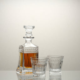 M&B Temple Crystal Whisky Decanter